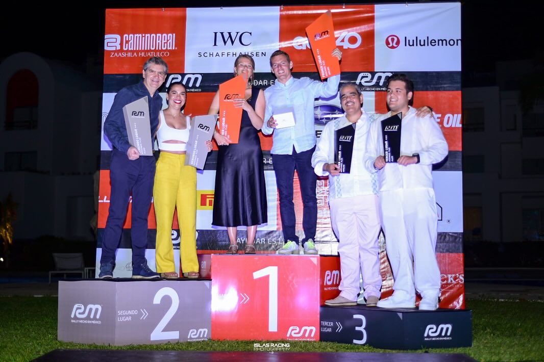 Podio de Modernos Plus en Rally Hecho en México 2024